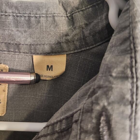 RedHead Brand Co Gray Utility Button Down Shirt Mens M Outdoor Workwear Cotton - Picture 6 of 8